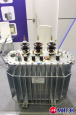 Трансформатор ТМГ11 в оцинкованном баке на стенде Минского электротехнического завода имени В. И. Козлова на Выставке "Энергетика и электротехника" (с 19 по 22 мая 2015 года)