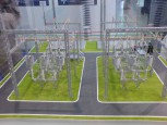 Макет электростанции на выставке "Энергетика и электротехника - 2012" в Санкт-Петербурге (22 - 25 мая)